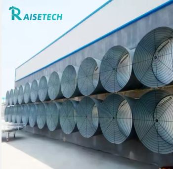 Marchautomated Ventilation Fan for Poultry Farm Environment Control System Broiler Flat Floor Raising Closed Chicken House - Raisetech Co., Ltd. - China