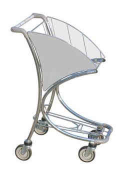 Airport Baggage Aluminium Airport Luggage Hand Trolley (JT-SA07) - Suzhou Jinta Metal Working Co., Ltd. - China