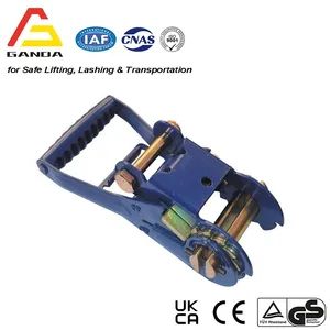 Coated Ratchet Buckle Lashing Buckle Stf 250 Dan Origin China Material Steel Model NO. RB 50 Handle Length 50mm Handle With - G&A LIFTING AND LASHING CO., LTD. - China