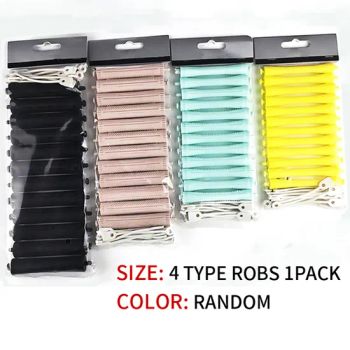 12 Instant Noodles Perm Perm Bar Curling Bar Cold Perm Bar Hair Bar with Rubber Band Roll Universal Bar Plastic Hair Curler DIY Hairdressing - Anboom Group Co., Limited - China