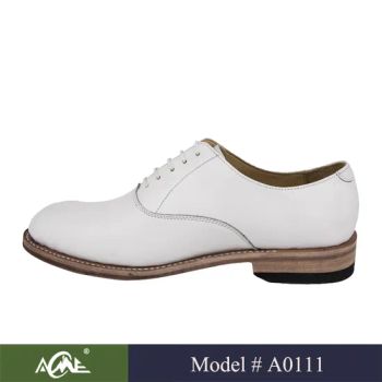 British Navy White Leather Parade Dress Shoes Mens - Acme Industrial Co., Ltd - China