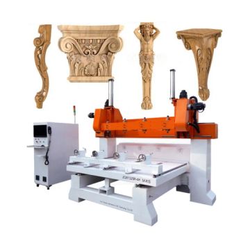 3D Sculpture Statue Artcraft Furniture Leg Making Machine 5 Axis CNC Router Carving Machine - Linyi Chaoda International CNC Technology Co., Ltd. - China