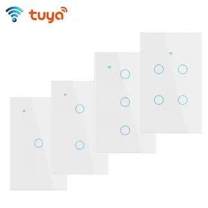 Wholesale Tuya Smart Socket 10A Zigbee WiFi Smart Switches Glass Touch Panel Switch with Alexa, APP Remote, Auto-Timer - Yueqing Winston Electric Co., Ltd. - China