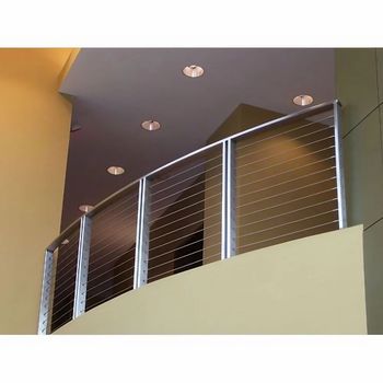 Silver Stainless Steel Balcony Railings Color Silver Position Ceiling Tax Rate 18 % Gst Height 2 to 2.5 Feet Material Stainless - Khan Fabrication - India