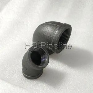 ASTM a 197 Black Malleable Iron Pipe Fittings with Banded, Beaded Elbows - Qingdao HQ Import & Export Co., Ltd. - China