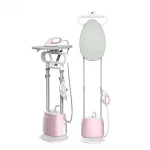Full Size Dual Pole Fabric Ironing Steamer Electric Vertical Steam Iron Adjustable Smart Board Dry Ironing Standing Style - Ningbo Middle Time Electronics Technology Co., Ltd. - China