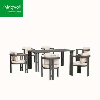 High Quality Waterproof All Weather Home Patio Chair Other Furniture Outdoor Dining Table - Foshan Kingwell Industry Co., Ltd. - China