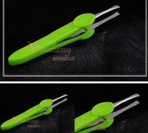 Non-Slip Tweezers New Style 2016 Plastic Handle Stainless Steel High Quality Uniq - You2right Trading Ltd Company - China