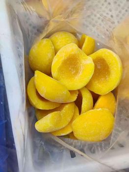 IQF frozen yellow peaches Grade A Color Vibrant Colors Shelf Life 24 months Texture Natural Sweetness Storage Capacity 10,000mt - Shandong guohai Imports and exports Co., ltd - China