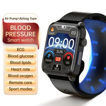 ECG PPG Monitoring Health Tracker High Accuracy Blood Pressure Smart Watches with Air Pump Wristband - Shenzhen Staranb Communication Technology Co., Ltd. - China