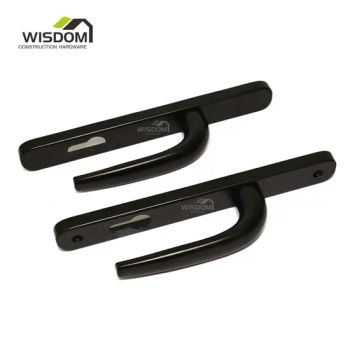 Aluminium Alloy Door Handle Color Black MOQ 1000PCS Origin China Trademark WSD Shape Tubular Lock Without Lock Model NO. - Guangzhou Wisdom Hardware Limited - China