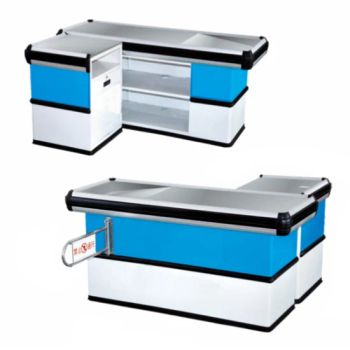 Supermarket Equipment Cashier Table Checkout Counter - Suzhou Yuanda Commercial Products Co., Ltd. - China