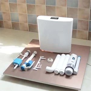Wall-Hung Plastic Toilet Flush Cistern with Dual-Flush Control Button, Lower Cistern Design, and High/Low Pressure Fittings in Multiple Colors Water Tank - Nan'an Fanghong Import and Export Co., Ltd - China