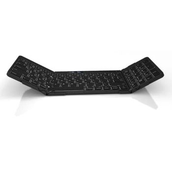 Delicate Aluminum Folding Bluetooth Keyboard with CNC Metal Frame and Numeric Pad - Dongguan Siyaji Electronic Technology Co.,Ltd - China