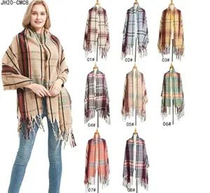 Women Coats Winter Cotton New Hooded Shawl Cape Women's Woolen Coat Plus Size Cardigan - Market Union Co. Ltd. - China