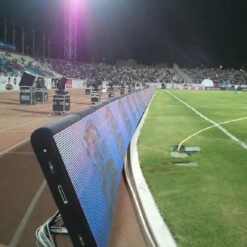 P8 Outdoor Stadium Posters Around Banner LED Display Origin China Function Sdk Model NO. P8 IP Rating IP65 Pixel Pitch - Guangzhou Junchen Display Technology Co., Ltd. - China