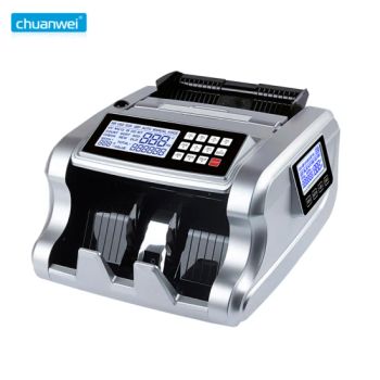 Money Counting Machine Banknote Counter Uah Kwd Mkd Clp CRC Bill Counters Financial Equipment Cashing Counter Counterfeit Detector - Zhejiang Chuanwei Electronic Technology Co., Ltd. - China