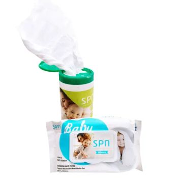 Not Allergic Biodegradable Flushable Wet Baby Wipe Soft Non-Woven Baby Skin Wipe Clean Cloth Cotton or Bamboo Baby Wet Tissue Eco-Friendly Wipes - Hangzhou Special Clean Technology Co., Ltd. - China