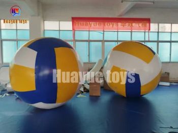 1m 1.5m 2m Diameter Beach Toys Adult Inflatable Air Balloon Volleyball Beach Big Inflatable Volleyball - Guangzhou Huayue Inflatable Products Co., Ltd. - China