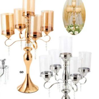 Candle Holders Wedding Candlesticks Candelabrum Crystal Candelabra Centerpiece - Foshan Sabo Furniture Co., Ltd. - China