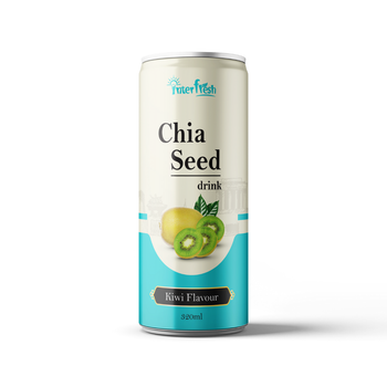 320ml Interfresh Chia Seed Drink Kiwi flavour Shelf Life 24 Month Packaging Aluminum Can Place of Origin Viet Nam Storage Type Keep Dry In - INTERFRESH FOOD AND BEVERAGE COMPANY LIMITED - Vietnam