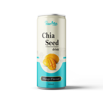 320ml Interfresh Chia Seed Drink Mango flavour Shelf Life 24 Month Packaging Aluminum Can Place of Origin Viet Nam Storage Type Keep Dry In - INTERFRESH FOOD AND BEVERAGE COMPANY LIMITED - Vietnam