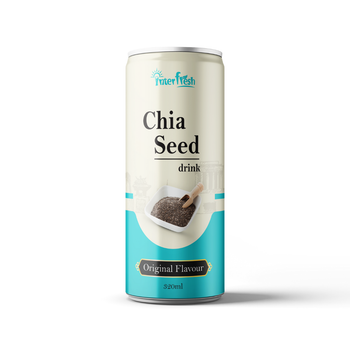 320ml Interfresh Chia Seed Drink Original flavour Shelf Life 24 Month Packaging Aluminum Can Place of Origin Viet Nam Storage Type Keep Dry In - INTERFRESH FOOD AND BEVERAGE COMPANY LIMITED - Vietnam