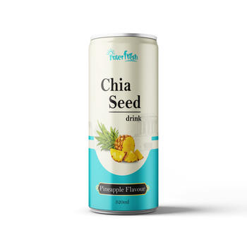 320ml Interfresh Chia Seed Drink Pineapple flavour Shelf Life 24 Month Packaging Aluminum Can Place of Origin Viet Nam Storage Type Keep Dry In - INTERFRESH FOOD AND BEVERAGE COMPANY LIMITED - Vietnam
