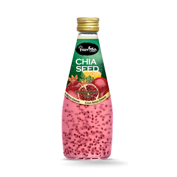 290ml Interfresh Chia Seed Drink Pomegranate flavour Shelf Life 24 Month Packaging Glass Bottle Place of Origin Viet - INTERFRESH FOOD AND BEVERAGE COMPANY LIMITED - Vietnam