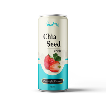 320ml Interfresh Chia Seed Drink Strawberry flavour Shelf Life 24 Month Packaging Aluminum Can Place of Origin Viet Nam Storage Type Keep Dry In - INTERFRESH FOOD AND BEVERAGE COMPANY LIMITED - Vietnam