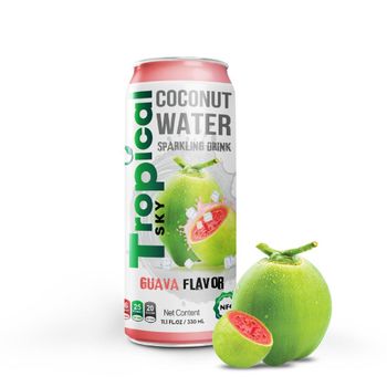 OEM supplier natural Coconut water mix Pink guava juice Tropical Sky Beverage Viet Nam - Tropical Sky Food And Beverage Co., Ltd in Viet Nam - Vietnam