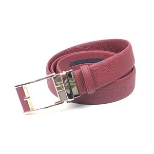 Wholesale New Style Adjustable Luxury Automatic Buckle Custom Comfortable Cowhide Genuine Leather Rachet Buckle PU Belt - Guangzhou Deconn Leather Industry Limited - China