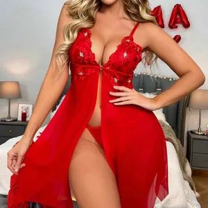 Sexy Underwear Set See Through Girls Sleepwears Evening Night Dresses for Woman - Shantou Wanmu Underwear Industry Co., Ltd. - China