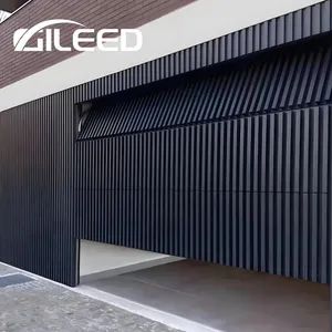 Automatic Black Lifting up Grid Door Automatic Gate Residential Sectional Garage Doors for Homes - Gileed Industry Co., Ltd. - China