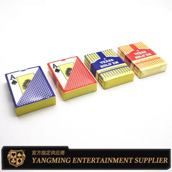 Texas Plastic Cards Double Sided Frosted Large Printed Playing Cards - Guangzhou Yangming Entertainment Products Co., LTD - China