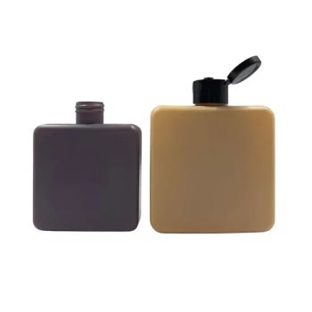 4oz 120ml HDPE Matte Finished Soft Touch Flat Plastic Bottle for Tanning Oil - Shenzhen Zhenghao Plastic & Mold Co., Ltd. - China
