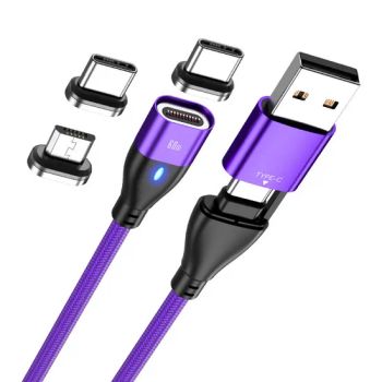 OEM Custom 60W USB C Cable USB Type C to Lightning Cable 6 in 1 Mobile Phone Fast Charging USB Cable Pd 100W Magnetic Micro USB Charging Cable Type C - Shenzhen D-Wireless Co., Ltd - China