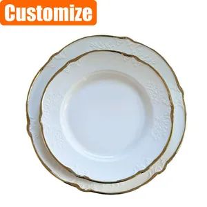 Customized Durable Reef Silver Clear Beaded Glass Plate Gold Plates Charger Plate - Shenzhen Osea Technology Co., Ltd. - China