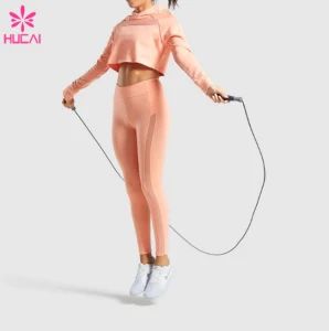 Fashionable Body Shaping Sport Sets Type Top Origin China Gender Unisex Pattern Pure Colour Model NO. I20122311 Sample Time 10-15 - Dongguan Humen Hucai Garment Co., Ltd. - China