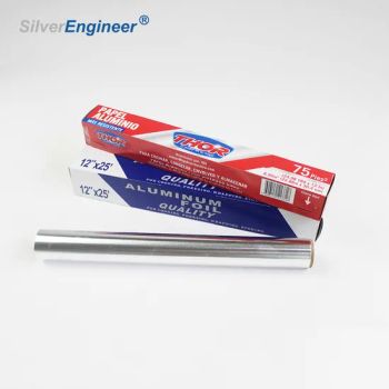 Restaurant Food Baking Packaging Food Grade Aluminum Foil Custom Kitchen Home Aluminum Foil Rolls for Cooking - Shanghai Silver Engineer Industry Co., Ltd. - China