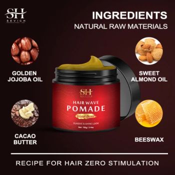 SEVICH Hair Wax 100g Wave Control 1Y MOQ100 China Form Wax Origin China Trademark SEVICH Model NO. Hair Wax Specification 100g - Guangzhou Sevich Biology Technology Co., Ltd. - China