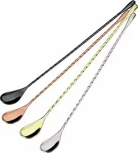 Hot Sale Bartender Tools Long Handle 35-50cm Gold Bar Spoon for Kentucky Vintage Linkwood - KKS Enterprises Co., Ltd. Hangzhou - China