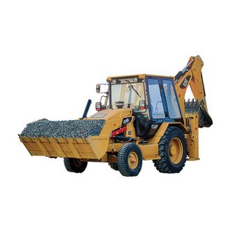 Caterpillar backhoe loader with advanced technology features including digital controls precision hydraulics comfortable cabin and durable components for efficient and reliable construction site operations - SATTER FOOD AND BEVERAGE - Netherlands