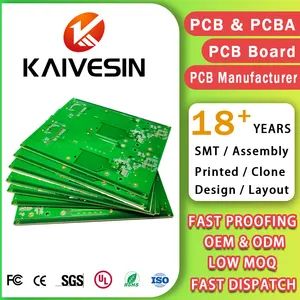 Customizable Fr4 0.8mm Single-Sided PCB with Green Solder Mask and HASL Surface Finishing - Guangzhou Kevis Electronic Technology Co., Ltd. - China