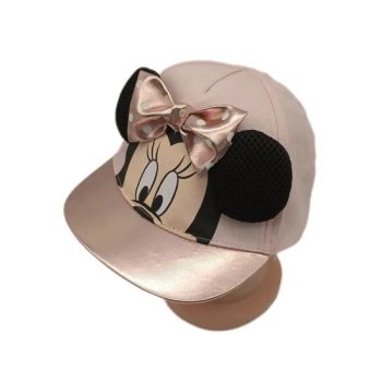 High Quality Hat Custom Summer Girl's Printed Sponge Mesh Ears PU Visor with 3D PU Bow Back 5-Piece Baseball Cap - Hangzhou Xingliao Accessories Co., Ltd. - China