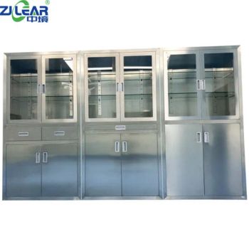 Hospital Three Cabinets with Built-in Activity Tempered Glass Shelves - Foshan Zhongjing Purification Equipment Co., Ltd. - China