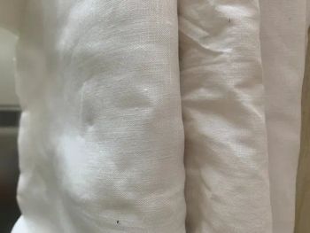 100% Linen Woven Fabric 14s*14s Bleached Linen Fabric Model NO. REURO-12 Origin China Usage Home Textile, Garment, Industry - JIANGXI REURO BAST TEXTILES CO., LTD. - China