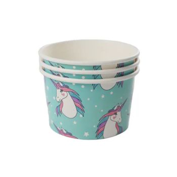 Biodegrade Disposable Cold Paper Eco Friendly Food & Beverage Packaging Ice Cream Cup - Jiangsu Fantasy Packaging New Material Co., Ltd. - China