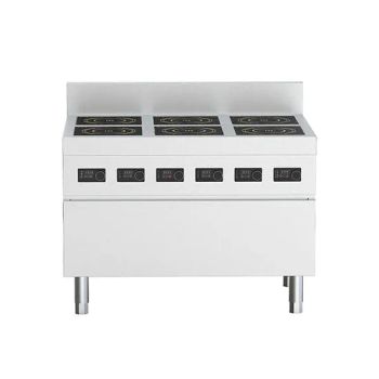 6-Burner Induction Soup/Sauce Station - for School & Hotel Kitchens - Wuyi Veyhen Energy-saving Technology Co., Ltd. - China