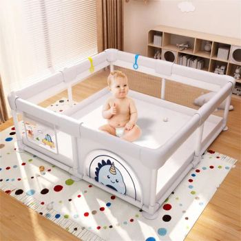 Custom Pattern Large Oxford Fabric Baby Playpen Foldable Children Indoor Fence - Linyi Suzaku International Trade Co., Ltd. - China